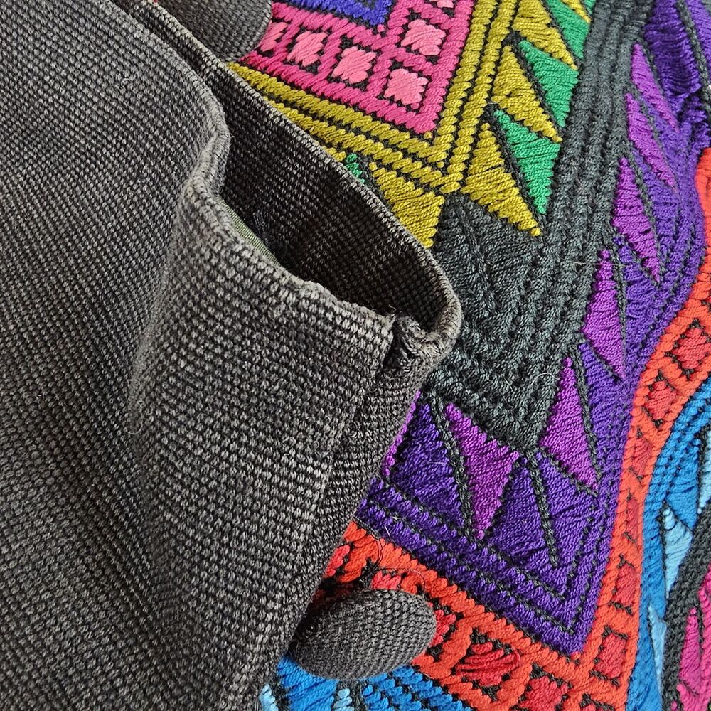 Vintage Guatemalan Handwoven art-to-wear Large Jacket Products by Curtis Porter - Picture 2 of 11
